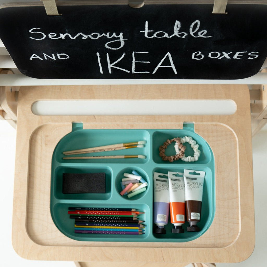 Happymoon Sensory Table With Chair/Stepping Stool - Kletterling – einfach Kind sein