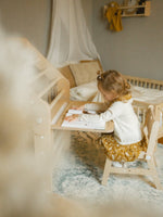 Happymoon Sensory Table With Chair/Stepping Stool - Kletterling – einfach Kind sein