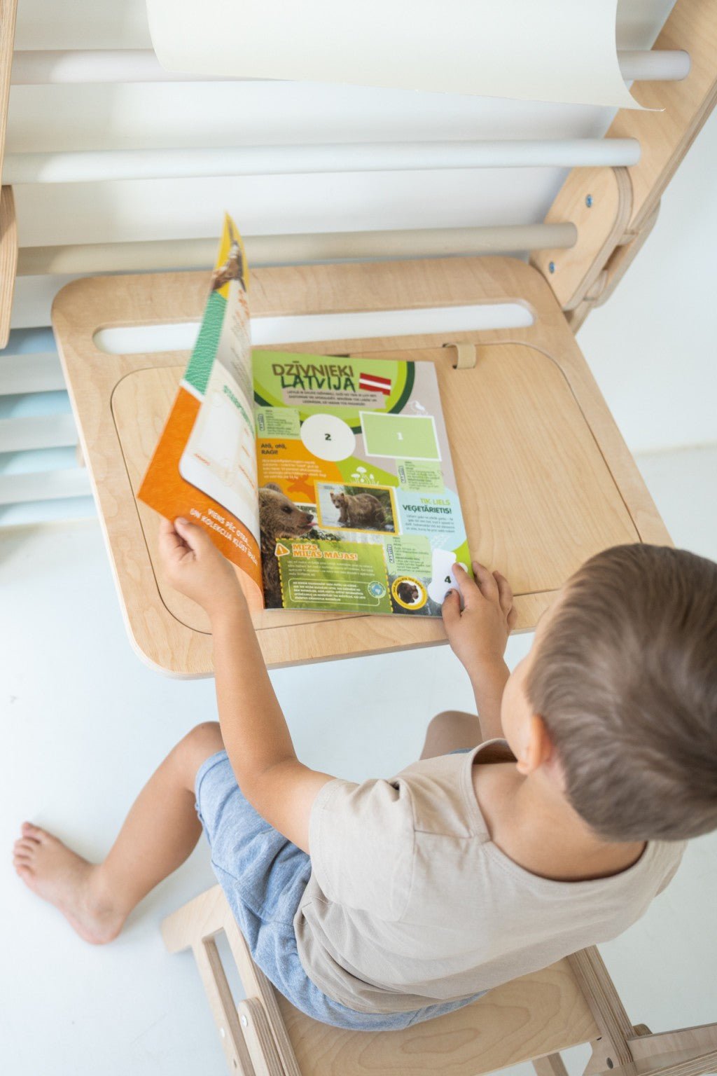 Happymoon Sensory Table With Chair/Stepping Stool - Kletterling – einfach Kind sein