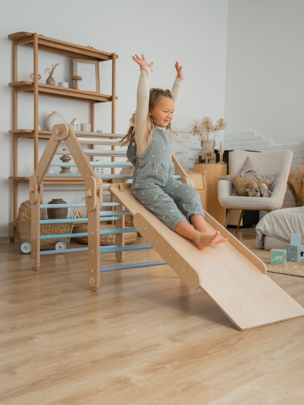 Happmoon Blue Bar Ramp - Kletterling – einfach Kind sein