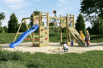 Spielturm Maxi Funny Exposure - Kletterling – einfach Kind sein