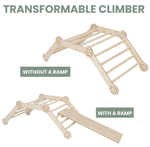 Transformierbares Kletterdreieck | 6 verschiedene Positionen | ab 2 jahren - Kletterling – einfach Kind sein