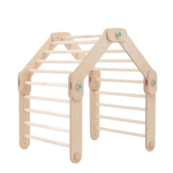 LEVEL - UP BUNDLE | Transformer Dreieck + Rollenrutsche | 3 Längen wählbar | - Kletterling – einfach Kind sein