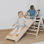 Spielset "Classic" pastell - Kletterdreieck mit Kletterrutsche - Kletterling – einfach Kind sein