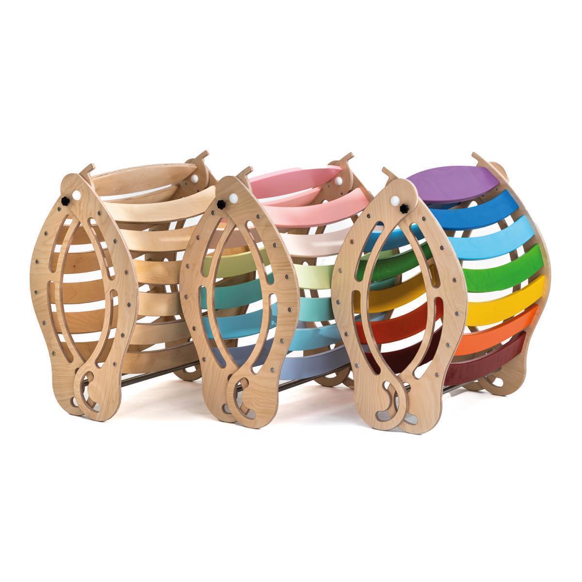 XXL faltbarer Montessori Kletterbogen und Kletterwippe - Kletterling – einfach Kind sein