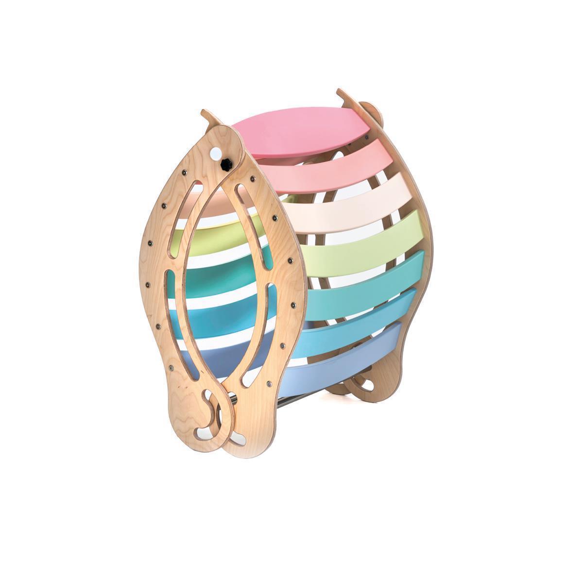 XXL faltbarer Montessori Kletterbogen und Kletterwippe - Kletterling – einfach Kind sein