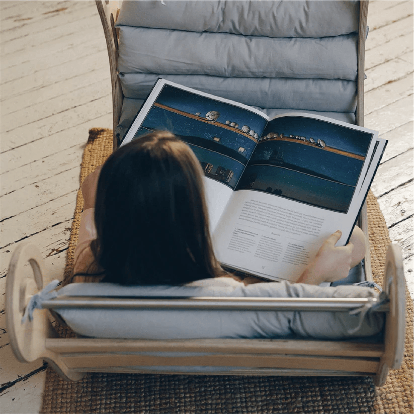 Spielset "Energetic" pastell - XXL Bogen mit Rutsche und Kissen - Kletterling – einfach Kind sein