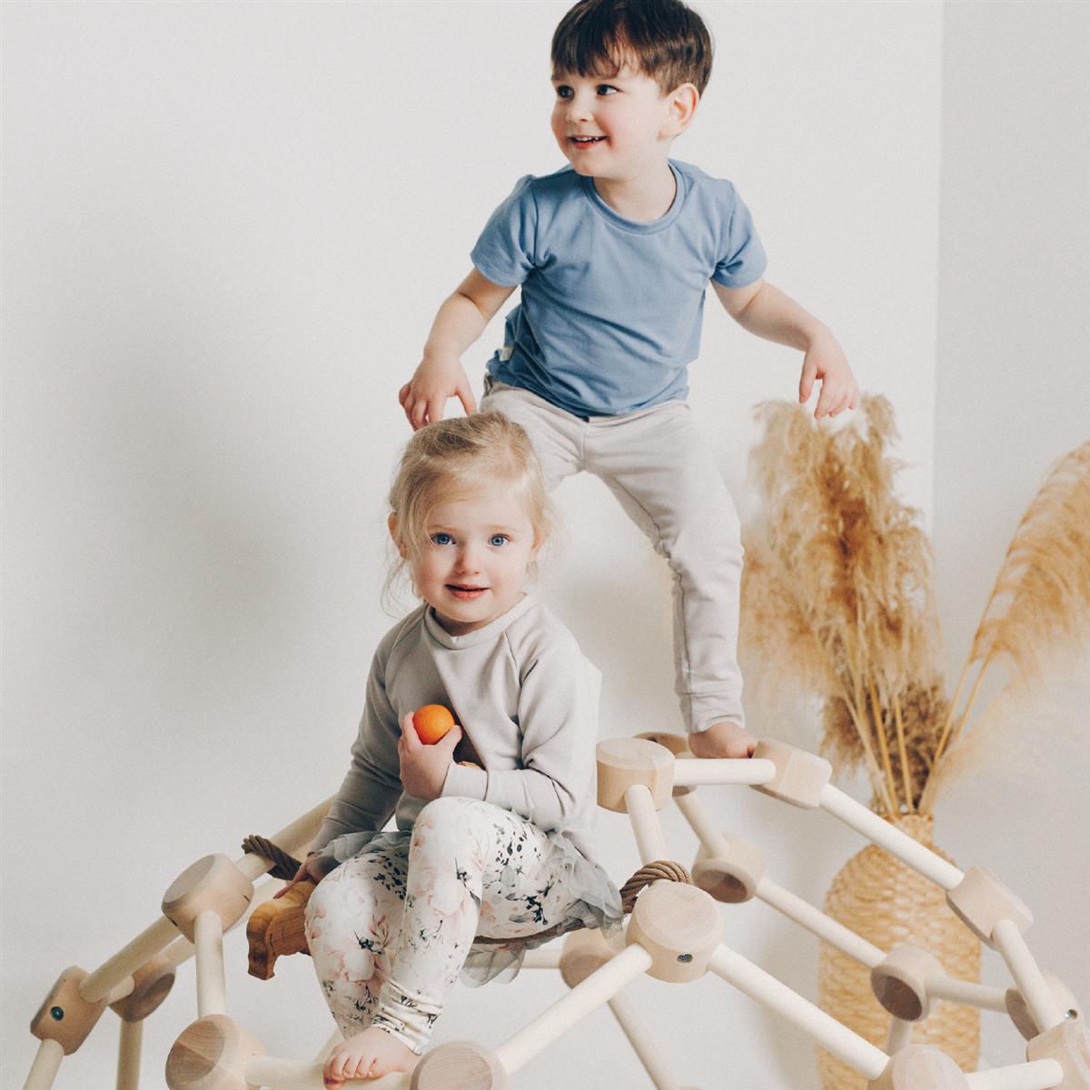 Spielzelt für das Klettergerüst Indoor - passendes Zelt für die Waben - Kletterkuppel - Kletterling – einfach Kind sein