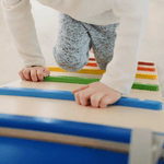 Spielset "Energetic" pastell - XXL Bogen mit Rutsche und Kissen - Kletterling – einfach Kind sein