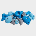 Kletterwand BK OUTDOOR aus 3 Teilen | 234 cm x 118 cm | inkl. 23 Griffen | 60 Loch - Kletterling – einfach Kind sein