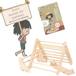 Pikler Dreieck und Sprossenwand 2in1 von leg&go - Kletterling – einfach Kind sein