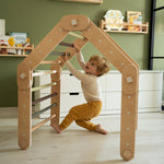 Verstellbares Kletterdreieck FULL MOON | GRÜN | 30 Formen | 98 x 67,5 cm | max. 50 kg - Kletterling – einfach Kind sein