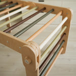 Verstellbares Kletterdreieck FULL MOON | GRÜN | 30 Formen | 98 x 67,5 cm | max. 50 kg - Kletterling – einfach Kind sein