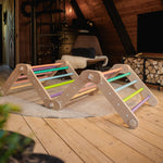 Verstellbares Kletterdreieck FULL MOON | BUNT | 30 Formen | 98 x 67,5 cm | max. 50 kg - Kletterling – einfach Kind sein