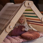 Verstellbares Kletterdreieck FULL MOON | BUNT | 30 Formen | 98 x 67,5 cm | max. 50 kg - Kletterling – einfach Kind sein