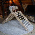 Verstellbares Kletterdreieck FULL MOON | NATUR | 30 Formen | 98 x 67,5 cm | max. 50 kg - Kletterling – einfach Kind sein