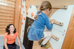 Kletterwand BK INDOOR aus 6 Teilen | 236 cm x 234 cm | inkl. 45 Griffen | 120 Loch - Kletterling – einfach Kind sein