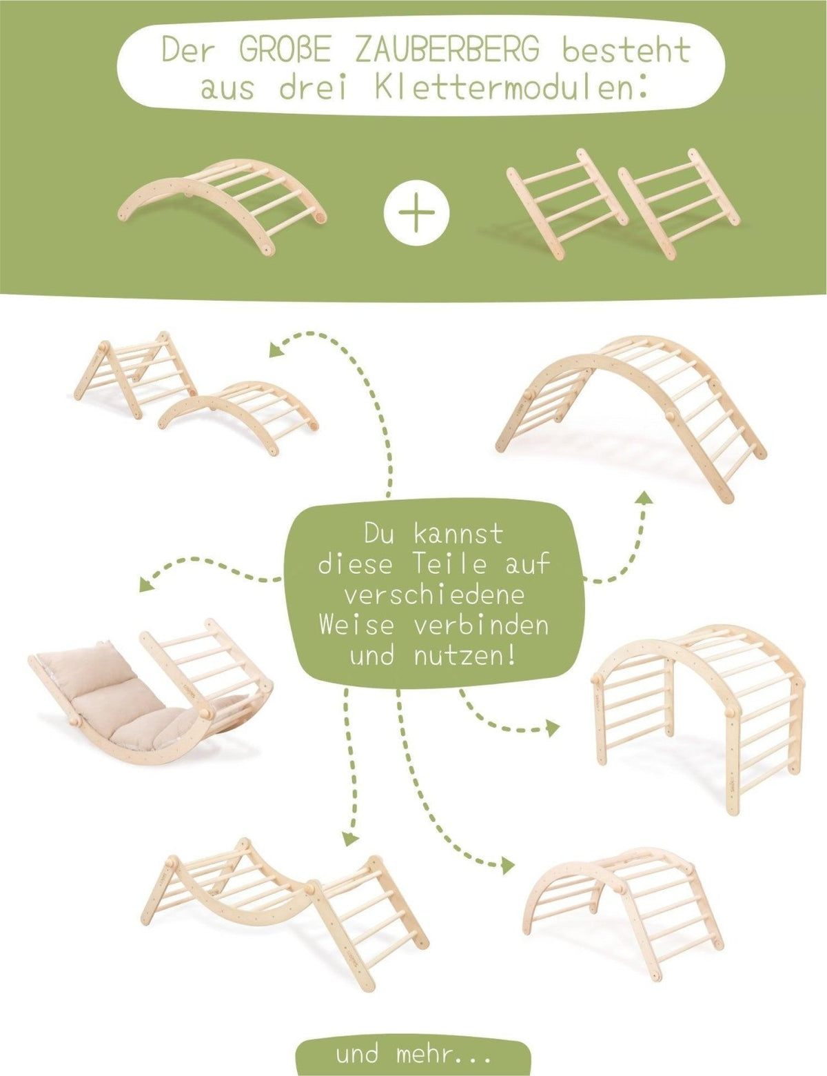 ZAUBERBERG, groß ohne Zubehör - Kletterling – einfach Kind sein