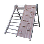 Großes Klettergerüst für Zuhause natur (unlackiert) - Kletterling – einfach Kind sein