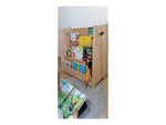Montessori Bücherregal fürs Kinderzimmer 72 cm x 73 cm x 36 cm - Kletterling – einfach Kind sein