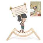 KLEINER ZAUBERBERG | verstellbarer Kletterbogen | Wippe | Schaukelstuhl - Kletterling – einfach Kind sein