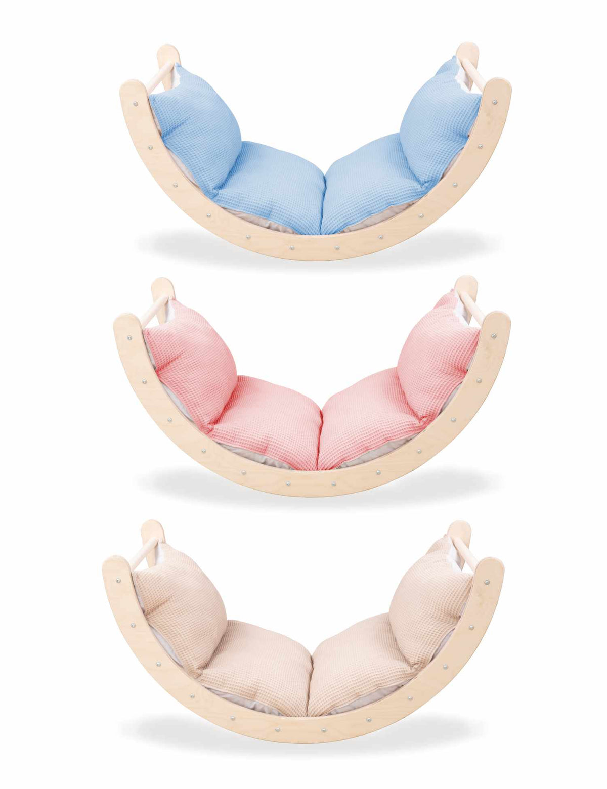 Klettergerüst ZAUBERBERG GROSS | 3 Module | 2x Sprossenstieg + Bogen | 72 cm | Zubehör erhältlich | erweiterbar - Kletterling – einfach Kind sein