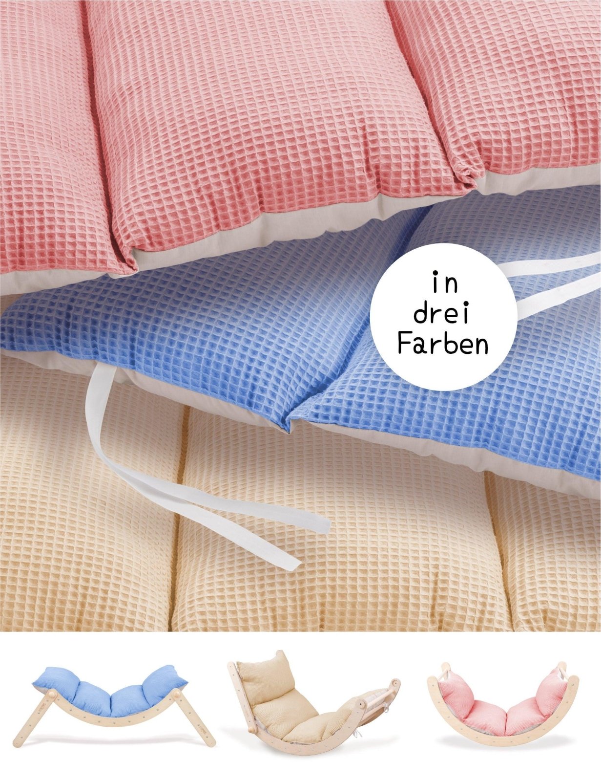 KUSCHELKISSEN jeansblau - Kletterling – einfach Kind sein