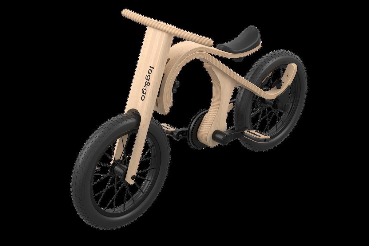 Balance Bike 3in1 aus Holz - mitwachsendes Laufrad für Kinder ab 6 Monaten bis 6 Jahre - Kletterling – einfach Kind sein