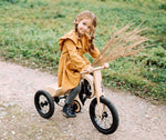 Balance Bike 3in1 aus Holz - mitwachsendes Laufrad für Kinder ab 6 Monaten bis 6 Jahre - Kletterling – einfach Kind sein