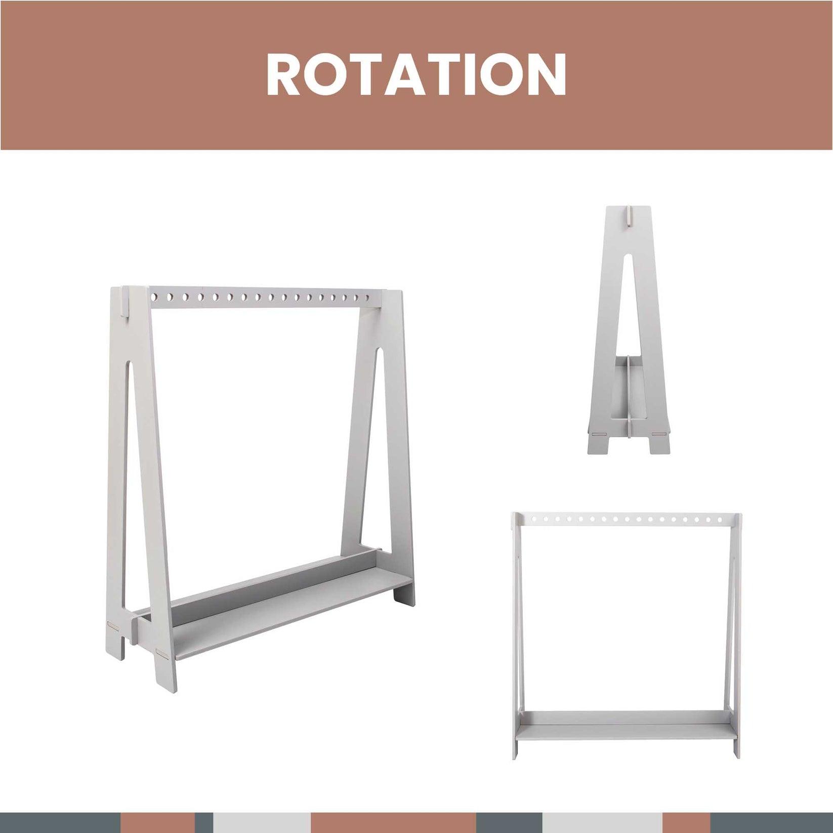 Montessori Kinderkleiderständer mit 17 Haken - Kletterling – einfach Kind sein