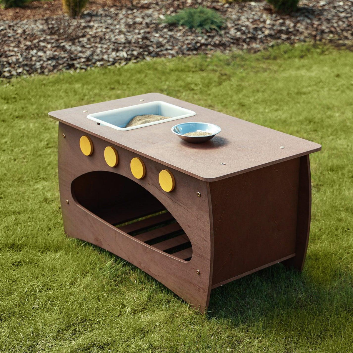 Matschküche von KateHaa aus Marine - Sperrholz - Kletterling – einfach Kind sein