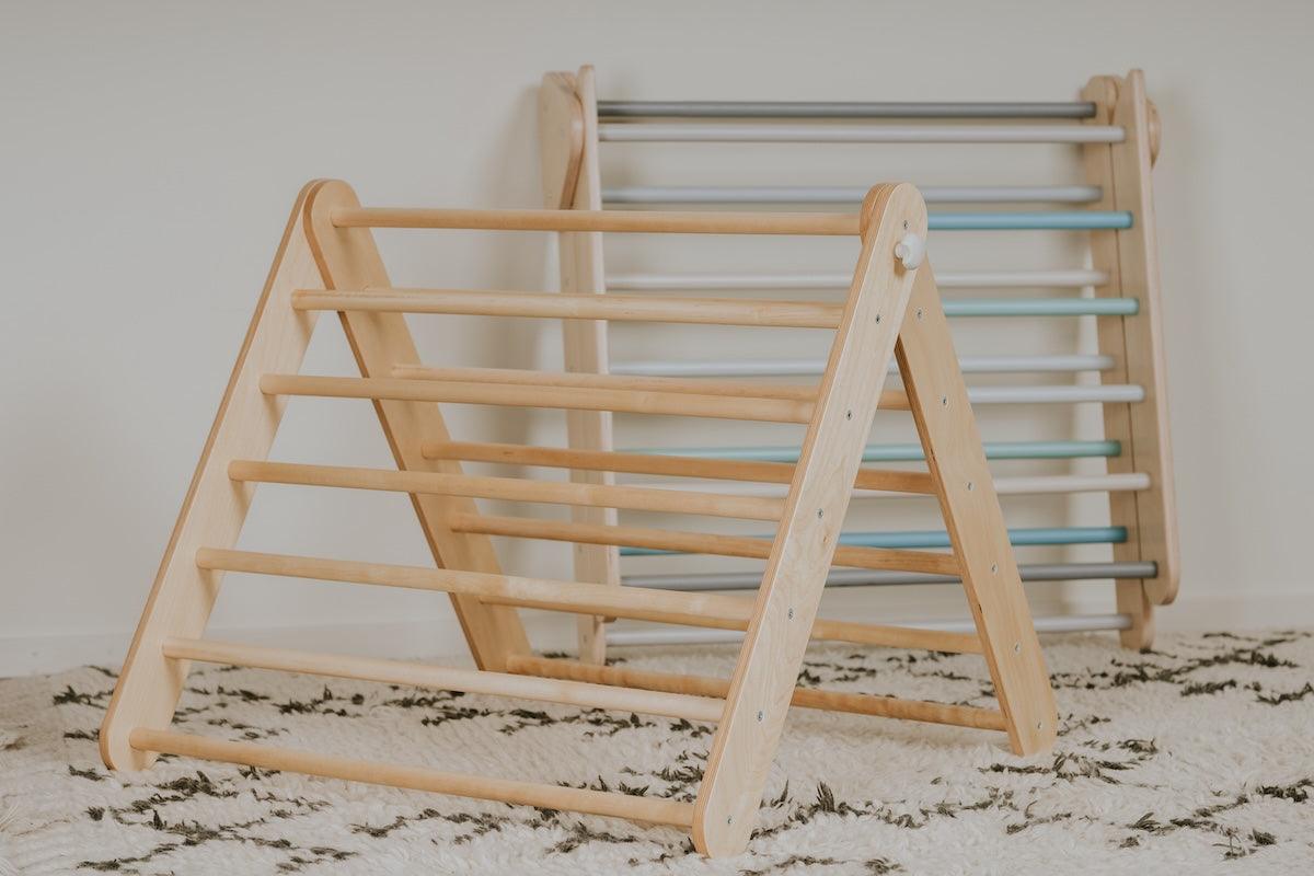 Pikler Dreieck und Sprossenwand 2in1 von leg&go - Kletterling – einfach Kind sein