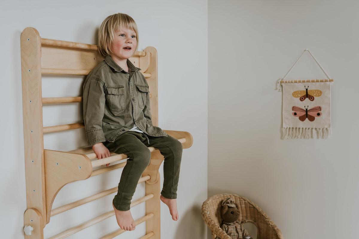 Pikler Dreieck und Sprossenwand 2in1 von leg&go - Kletterling – einfach Kind sein