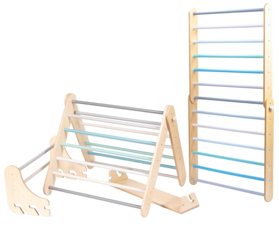 Pikler Dreieck und Sprossenwand 2in1 von leg&go - Kletterling – einfach Kind sein