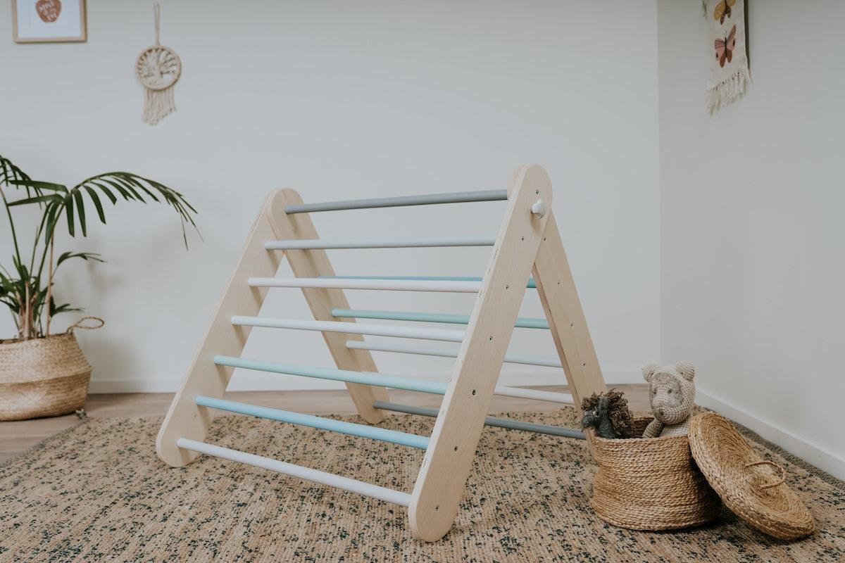 Pikler Dreieck und Sprossenwand 2in1 von leg&go - Kletterling – einfach Kind sein