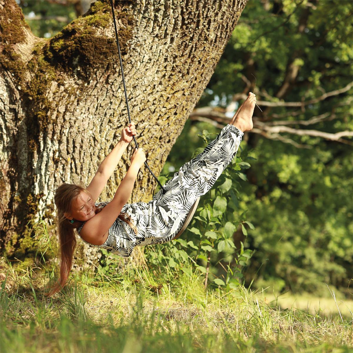 Tellerschaukel - Set braun - Kletterling – einfach Kind sein