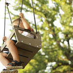 Baby Schaukel für Kinder Set grau - Kletterling – einfach Kind sein