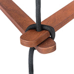 Strickleiter Triangle Schaukel Set mittelbraun - Kletterling – einfach Kind sein