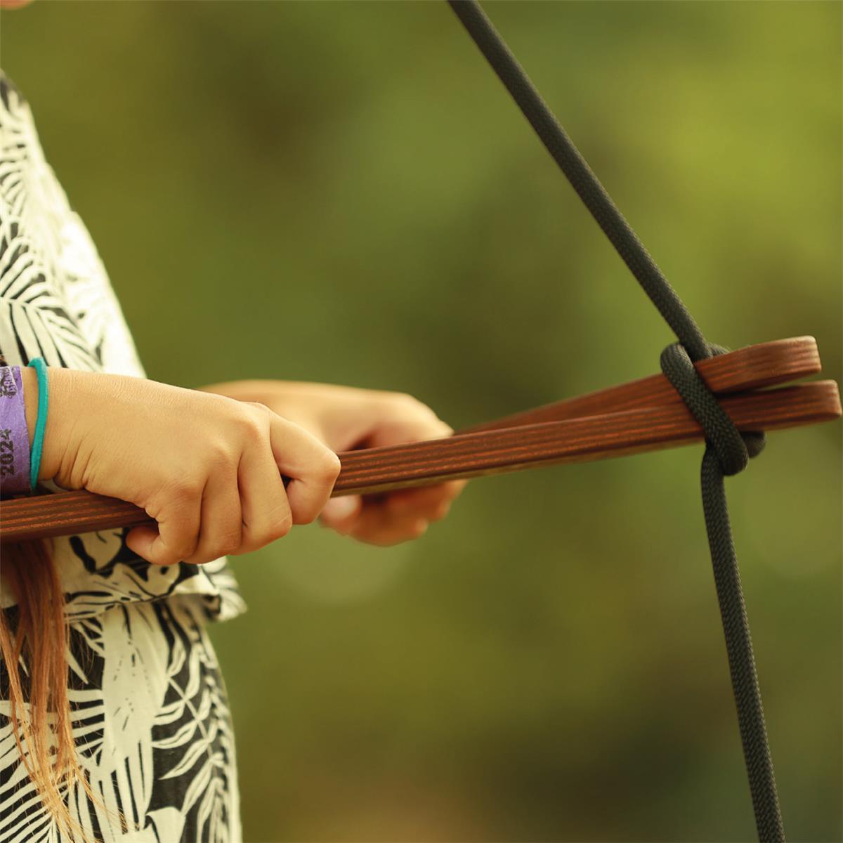 Strickleiter Triangle Schaukel Set mittelbraun - Kletterling – einfach Kind sein