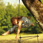 Strickleiter Triangle Schaukel Set mittelbraun - Kletterling – einfach Kind sein