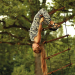 Strickleiter Triangle Schaukel Set mittelbraun - Kletterling – einfach Kind sein