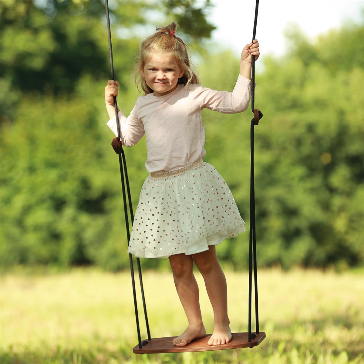 Schaukel für Kinder - Set grau - Kletterling – einfach Kind sein