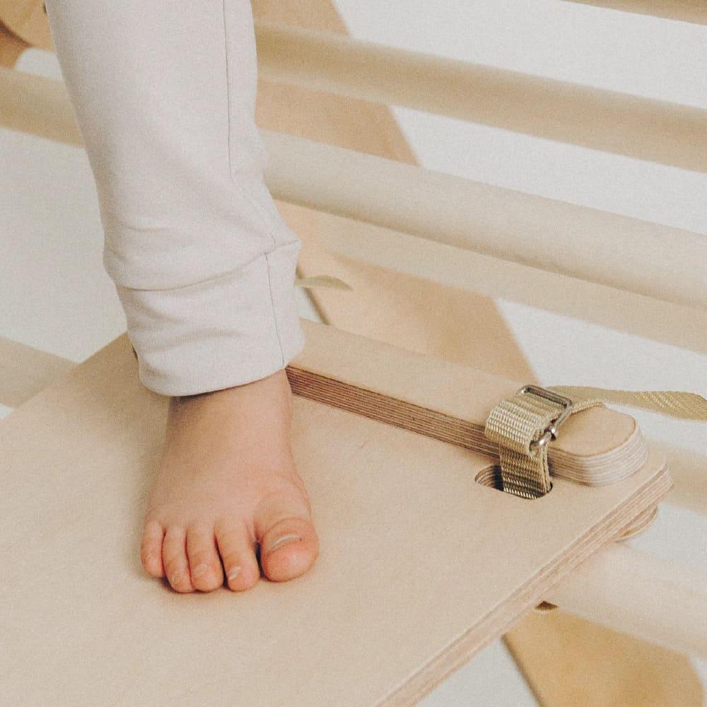 Höhenverstellbares Pikler Dreieck - Set mit Hühnerleiter Rutsche - Kletterling – einfach Kind sein