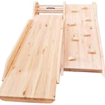 Klettergerüst ROOT 95 + Rutsche | IN & OUTDOOR | 95 cm | Farbe wählbar | klappbar - Kletterling – einfach Kind sein