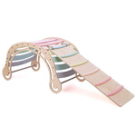 XXL Montessori Kletterbogen und Kletterwippe - Kletterling – einfach Kind sein