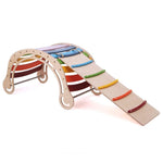 XXL Montessori Kletterbogen und Kletterwippe - Kletterling – einfach Kind sein