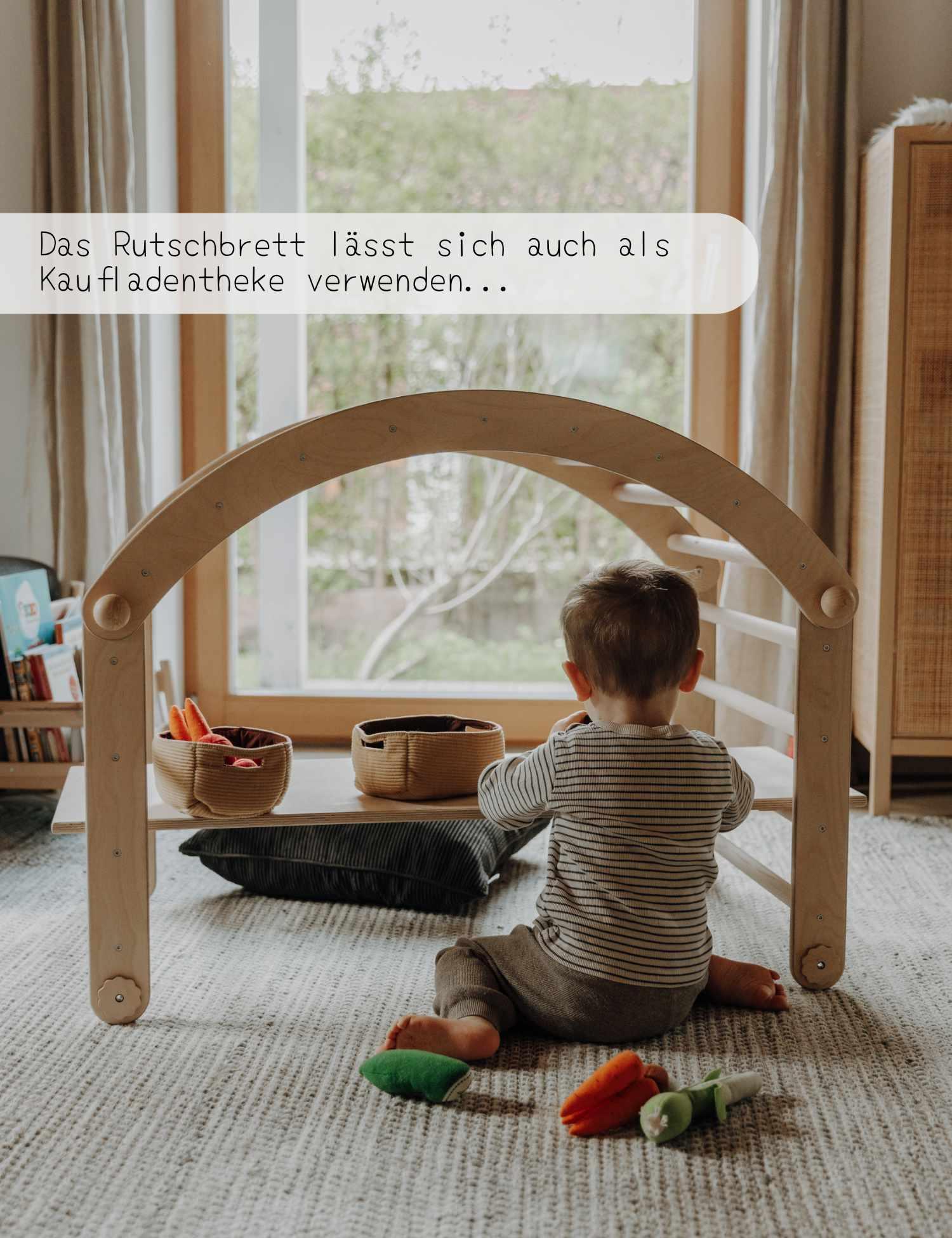 Rutschbrett für Kinzkopf Kletterdreiecke - Kletterling – einfach Kind sein